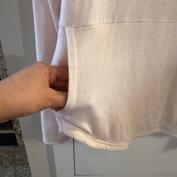 NWT Prana Foresta Women’s Top Tencel Modal Pullover Hoodie Soft Blush Pink Large - Picture 7 of 10